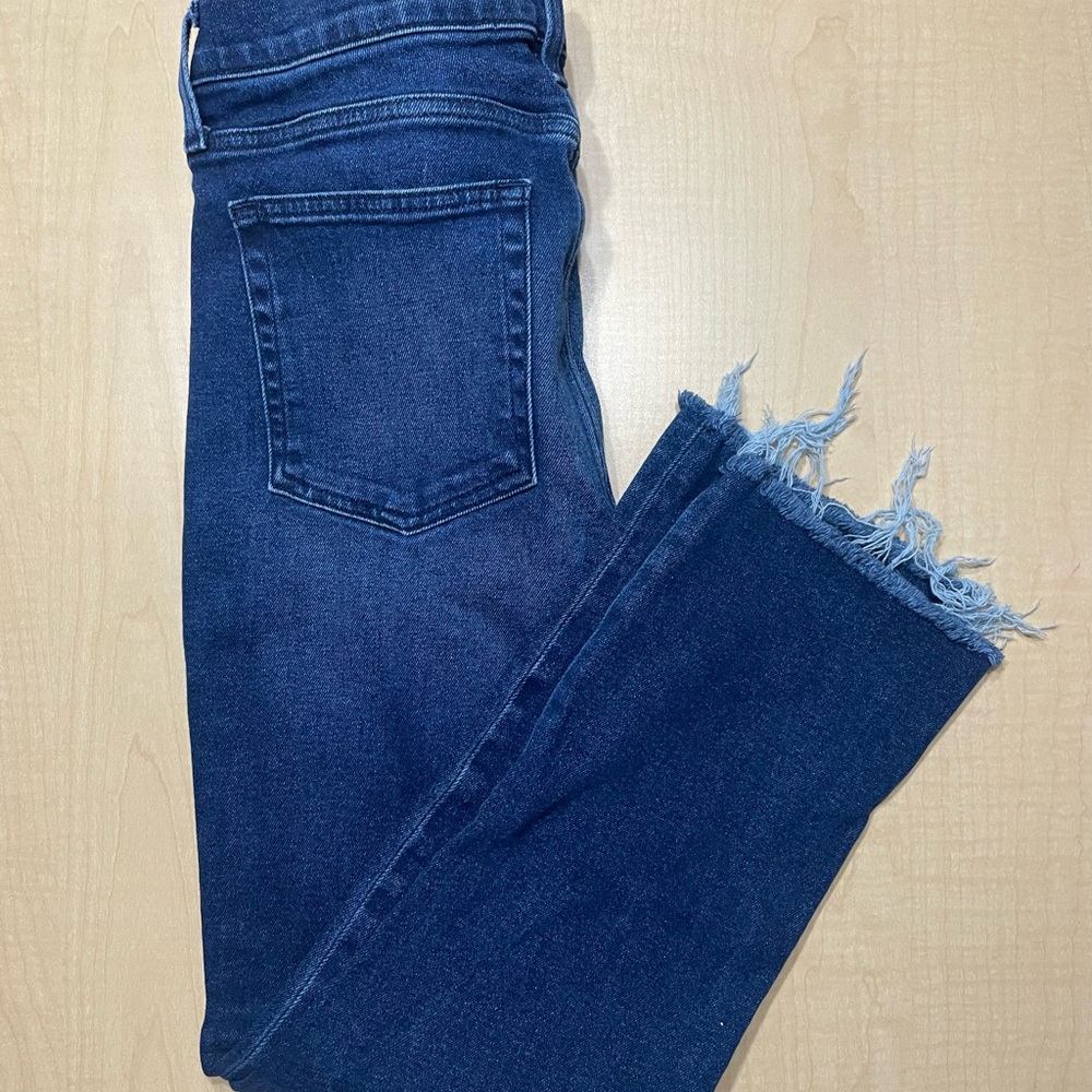 Frank and Eileen Dark Wash Raw Hem Cork Jeans Size 30 - Picture 7 of 12